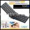 Bluetooth Folding Keyboard For Smartphone Tablet PC, Compatible With IOS Android System