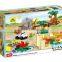 2015 hot sale HG-1393 intelligence childrens plastic building blocks for kid