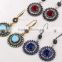 Wholesale vintage Bohemia style earrings women pave diamond jewelry
