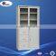 Office Modern KD Metal Oval Glass Display Cabinet