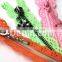 Orange Green Pink 2016 Design Colour Lace Tape Metal Zipper