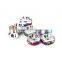 Silver Plated Multicolor Color #M01 Rhinestone Jewelry Rondelle Spacer Beads Variation Color and Size 4mm/6mm/8mm/10mm