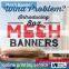 Long Life Weather Resistant waterproof Construction Wraps Mesh Banner