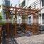 The architectural beauty of a covered pergola