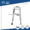 Lightweight aluminum folding handicapped walker for adults