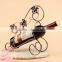 Christmas bottle frame ,single bottle wine rack table decoration