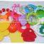 Colorful rattle ball for plastic baby rattle, toy replacement part