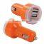 Regular Dual USB Car charger colorful car charger for iPhone iPad