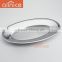 High mirror wholesale stainless steel oval plate with competitive plate/mirror decent fish plate