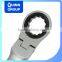 Quinnco 19 mm 72 Teeth CRV Flexible Ratcheting Gear Spanner Made In Taiwan