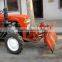 low price farm agriculture 15hp small tractor front use mini snow blade