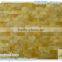 Modest luxury rectangle yellow/gold mother of pearl seashell mosaic wall tile in brick pattern