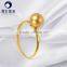 2016 Japan Akoya Seawater Classic engagement natural pearl rings for women 18k gold