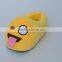 Manufacturers wholesale hot style QQ expression cute plush slippers