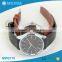 High quality big dial 3atm waterproof alloy case silicone thin watch