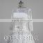 Real Sample Appliqued Lace Beaded Korean Simple Wedding Dress Ball Gown