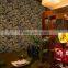 Elegant and rich antiquity PVC 3d office grass cloth wallpaper