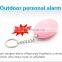 kivos 120 dB Personal Alarm with Backup Whistle, Hidden OFF Button and Bag / Purse Clip