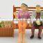 mini scale model flower pot in architecture scale maker