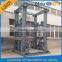 vertical guide rail goods lifts platform