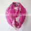 YiWu Factory 100% Pure Cashmere Scarves & Shawls with 2cm cut fringes