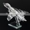 Personalized crystal small 3d plane model