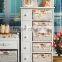 solid wood bedroom woven storage basket aed cabinet