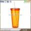 16-22oz Double wall acrylic paper insert acrylic tumbler