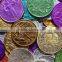 Round Customized Colored Coin