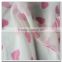 French Fashion Love Floral Pattern Printed Polyester Chiffon Fabric For Women Maxi Dress Tops