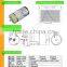 mini air vacuum pump/mini high flow air pump/skoocom 3.5L air pump SC3601PM