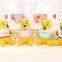 Creative Lovely Cartoon Children Birthday Gift 20 cm Height Yellow Bear Doll With Clothes Stuffed Plush Toy