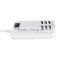 Multiple USB 6 Ports 5A Charger Quick USB desktop Charger with button swift for iPhone iPad SamsungGalaxy Pad