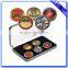 Personalized Die Struck Brass Enamel Antique Silver Coins