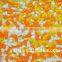 Free Style Orange Irregular Crystal Glass Mosaic Loose Form Mosaic Kits