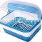 Plastic Dish Drying Rack With Cover
