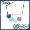 Hot sale healthy fashion food grade silicone teething necklace for baby