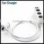 3 Sockets Cigarette Lighter 12V-24V Ac Dc 4 Port Usb Charger