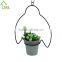 Vintage Style Hanging Metal Planters in Fish Style