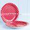 happy birthday beautiful red party plates