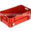 650*400*230mm Plastic 180 Degree Stack Nest Container
