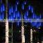 2016 new arrival 50CM 240LED Meteor Shower Rain Tube Christmas Light Wedding Party Garden Xmas String Outdoor Holiday Lighting