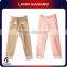 China manufacturer Hot sale Casual cotton kids fashion pants design