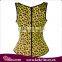 2015 New Fashion Leopard Waist Training Corsets for Women Cheap and Practical Corsets Bustiers Plus Size Waist Corsets Wholesale