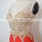New design Red jersey long beaded wedding dress bridal gown wholesale evening prom dresses made in china