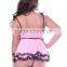 New style floral women pink nighty dress