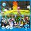 LED decorated christmas musical indoor carousel ride kids animated carousel