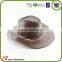 Brown or Camel color wide brim fashion fedora lemmy cowboy hat