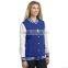 Royal Blue/white With Double Colors Wholesale Varsity Jackets 2016