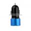 Colorful Mini Car Charger USB 2 Port Cigarette 2.1A Chargers Micro Dual USB Adapter for iphone mobile